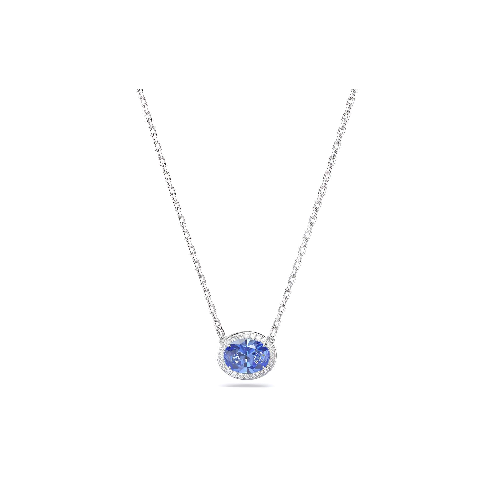 Swarovski Constella oval-pendant necklace F