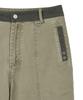 Dandel Dd Box Stitch Binding Pants (Ash Khaki)