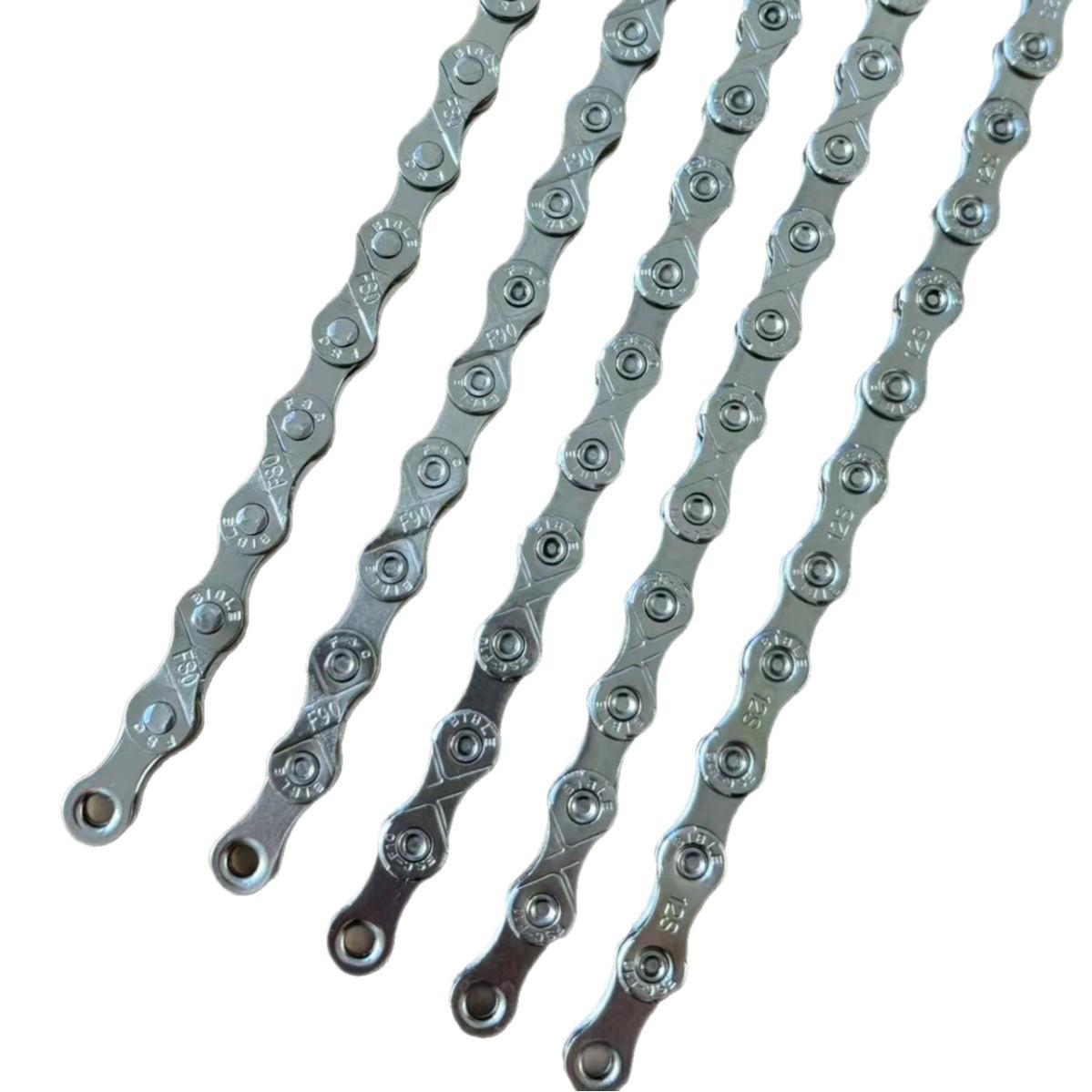 Mountain Bike Chains 12 Speed Non-hollow Shift Stainless Steel 116L 12-speed Compatibility Steel