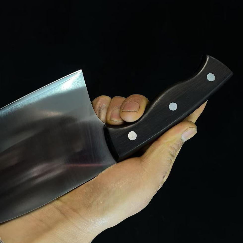 7.3 Inch Chopper Knife 3-Layers BG42 Aviation Special Steel Blade Razor Sharp Butcher Handmade Kitchen Knives Meat Poultry Tools