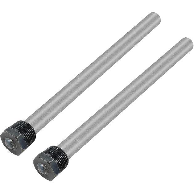 RV Water Heater Anode Rod - 2-Pack, Anode Rod For Hot Water Heater, Magnesium Anode Rod Replacement 9.25" Length 3/4" NPT Threads-Compatible With