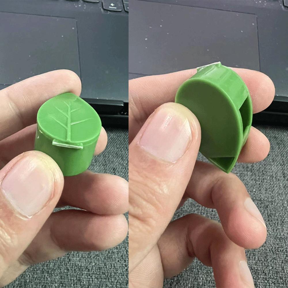 10Pcs Wall Fixer Leaf Shaped Clips Self-Adhesive Fixed Buckle New Hook Support  for Plant Climbing