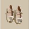 Fashion Mary Jane Shoes Women 2024 Summer New Small Fragrant Wind Flat Shoes Women Evening Wind Gentle  French Small Leather Shoes