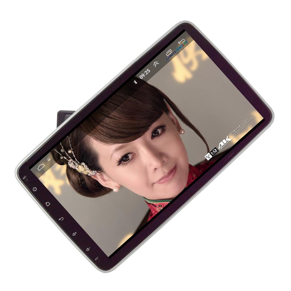 Universell Roterbar 9" Skjerm Android9.0 HD Firekjerners Bilstereo Radio GPS Wifi