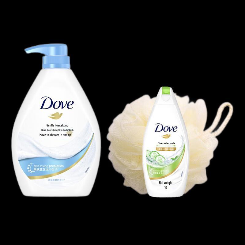 Dove Nourishing Body Wash with Portable Pack & Bath Ball