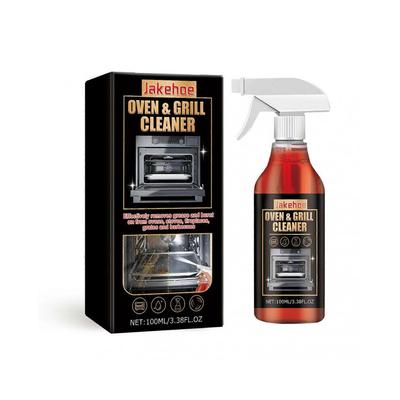 Professioneller Ofen- und Grillreiniger, Hochleistungsspray zur Entfernung von eingebranntem Fett für Kochfelder und Dunstabzugshauben
