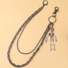 Hip Hop Inspired Metal Skeleton Waist Chain; Punk Personalized Vintage Pants Chain; Excellent Gift Idea