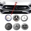 Neu Heiß 2026 1 Stück 57mm Auto Frontklappe Emblem Abzeichen Haube Auto Zubehör Für Benz W204 W205 W212 W213 W221 W177 W246 GLA GLC CL