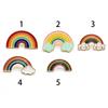 Custom Gradient Enamel Pins Rainbow Brooch for Lapel Badge Bag Jewelry Gift for Friend