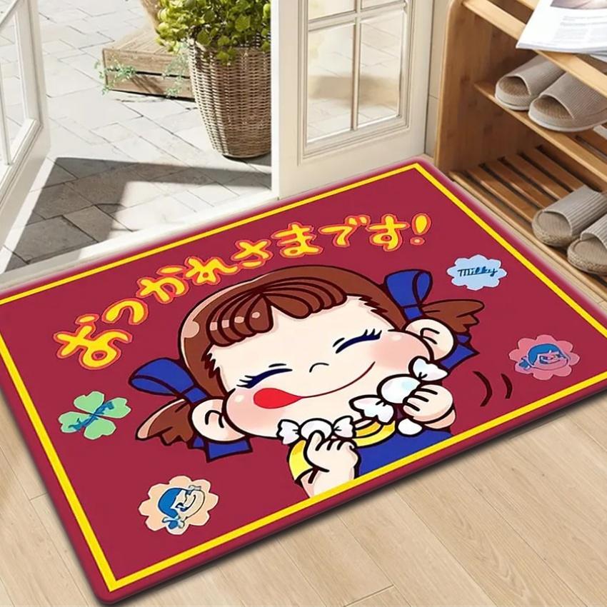 

1pc Sweet Tooth Girl Rug – Cute Cartoon Character Design, Soft Mat for Living Room, Bedroom, Kitchen 40x60cm16x24in
