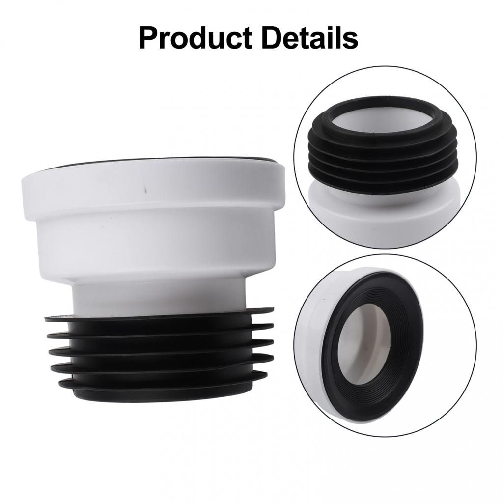 Ugelli per WC dal design eccentrico, tubo di scarico per WC in PVC