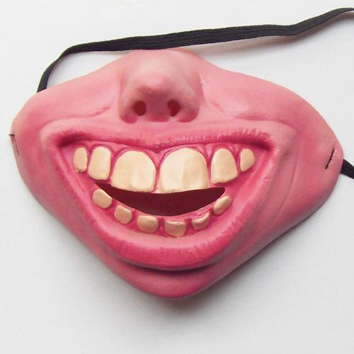 New Pet Dog Funny Mask Spoof Mouth Cover Laughing Lip and Head Cover Dog Accessories