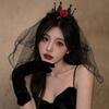 Ghost Halloween Hair Hoop Sukll Headband Sweet Bow Hairband  Dress Up