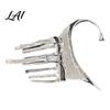 Non Pierced Earrings Silver Ear Cuff for Women No Piercing Metal Elf Alloy Clip Cuff Cartilage Climber Hair Styling Accessory Cool Girl Fashion