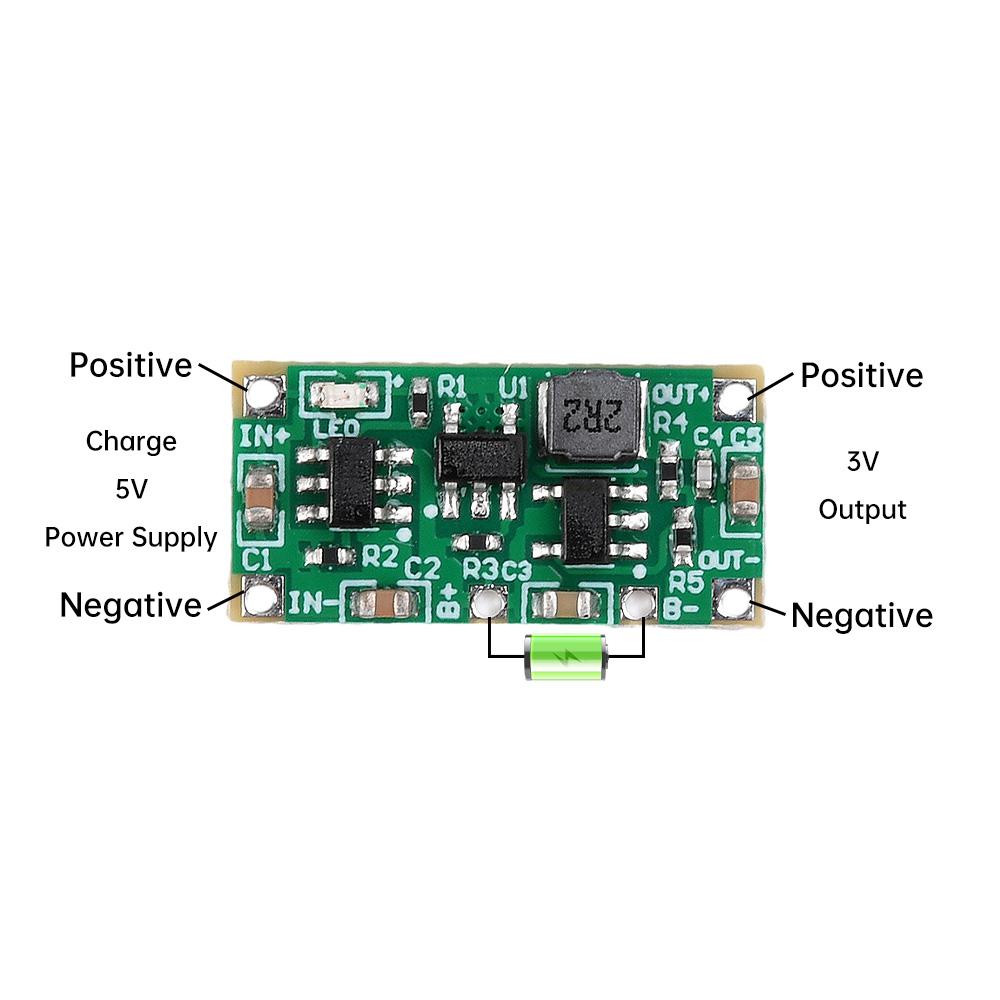 AA/AAA DIY Battery Modified to Lithium Battery Power Supply 3V-4.2V Reduced By 1.5V/3V charging and discharging for toy remote