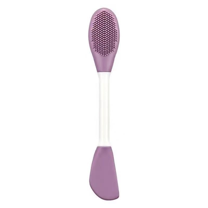 Dual-Sided Silicone Facial Cleansing and Massage Brush