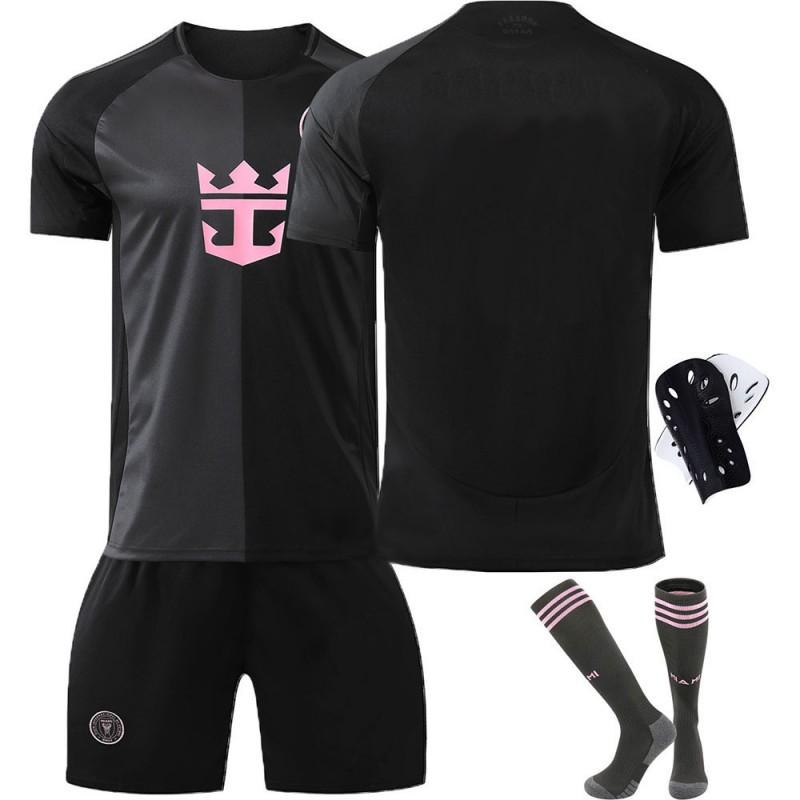 2526 Miami Jersey Adult Children's Short-sleeved Football Set No. 9 Suarez 10 Messi