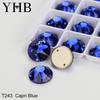 YHB Top Quality XIRIUS Glass Crystal AB Moonlight Sewing Stones Flatback Sew on Rhinestones For Garment Clothes Bags