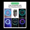 200W Mini Dual Ports USB Car Charger Lighter Fast Charging Car Phone Charger Adapter For IPhone 13 12 Xiaomi Huawei Samsung