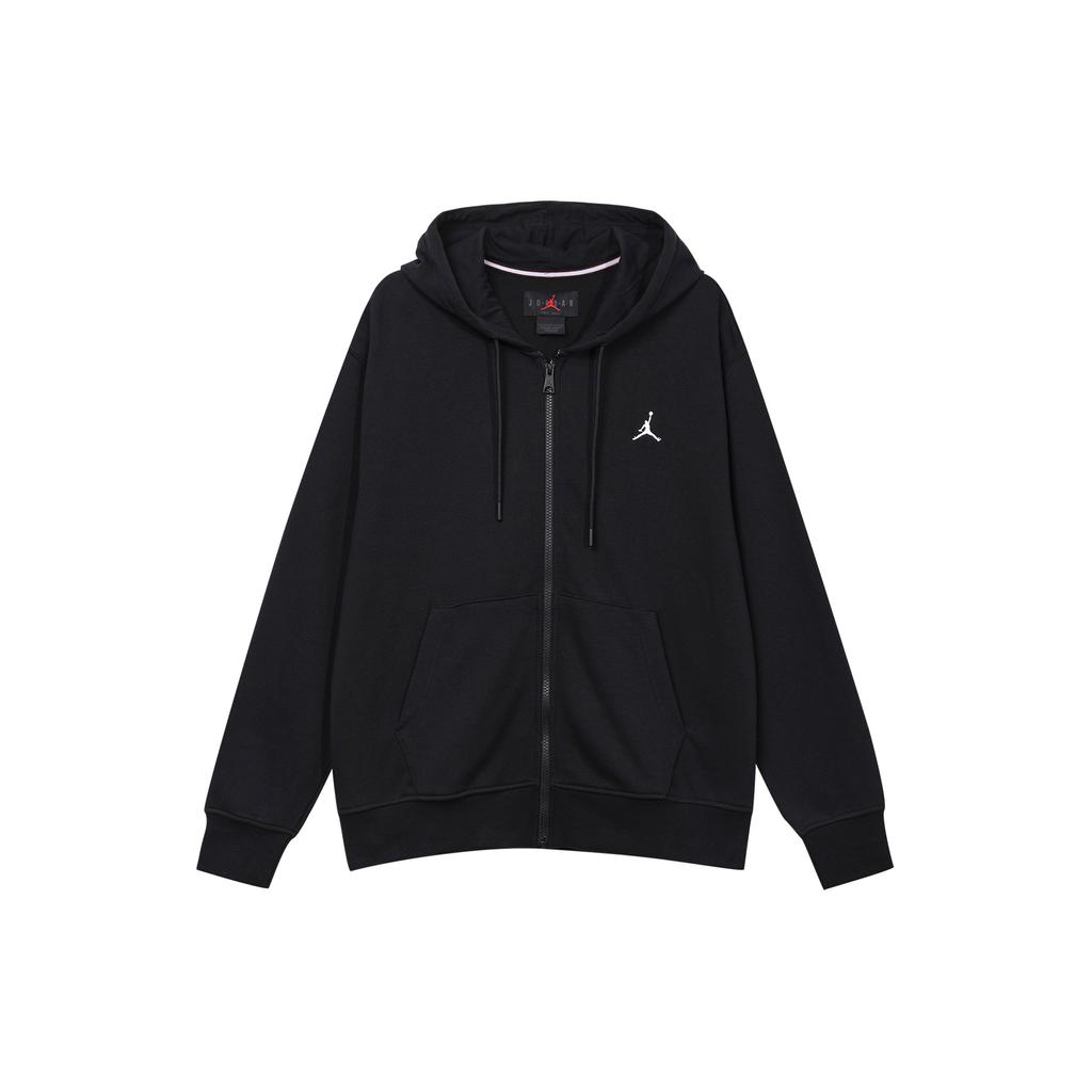 Jordan Hooded Logo Print Casual Sports Jacket Men Jacket Black FQ1867-010