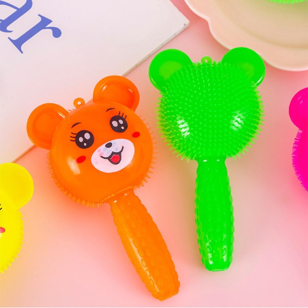 5 Pcs Cute LED Luminous Bunny Bear Pinch Toy for Children's Birthday Party Baby Shower Wedding Guest Gift Christmas Kids Gift
