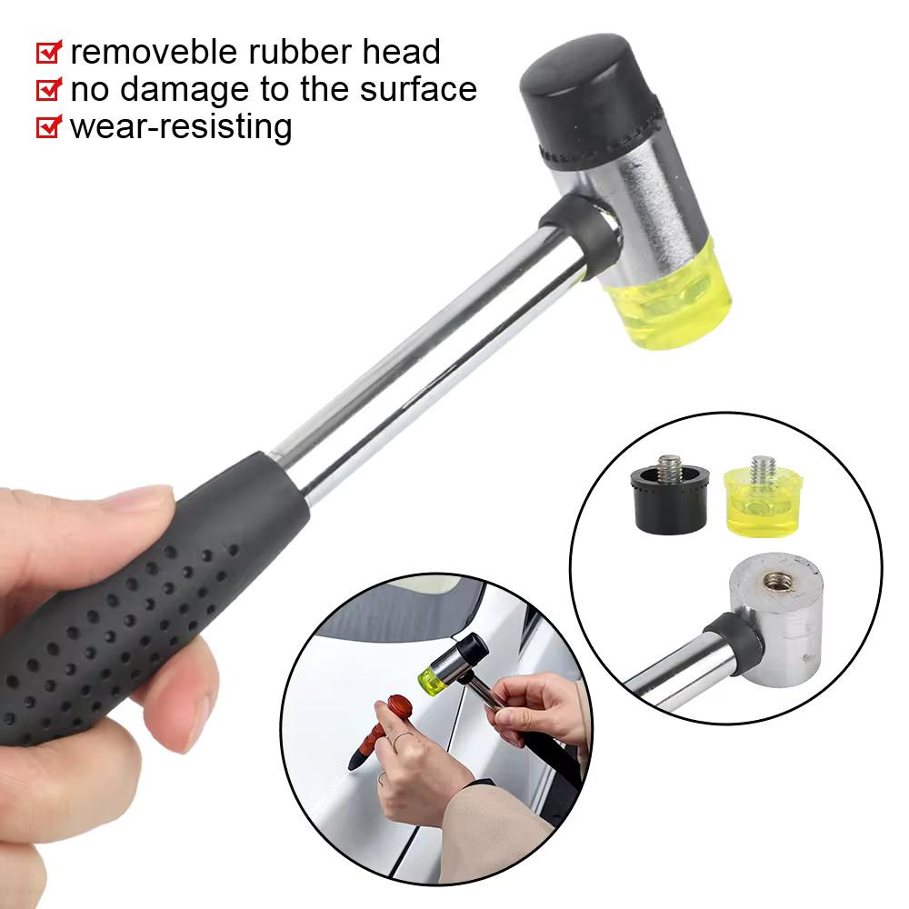Car Dent Hammer Pen Repair Dings Removal Tools Hail Bulge Remover Tap Down Auto Sheet Metal Set Automotive Accessories Universal