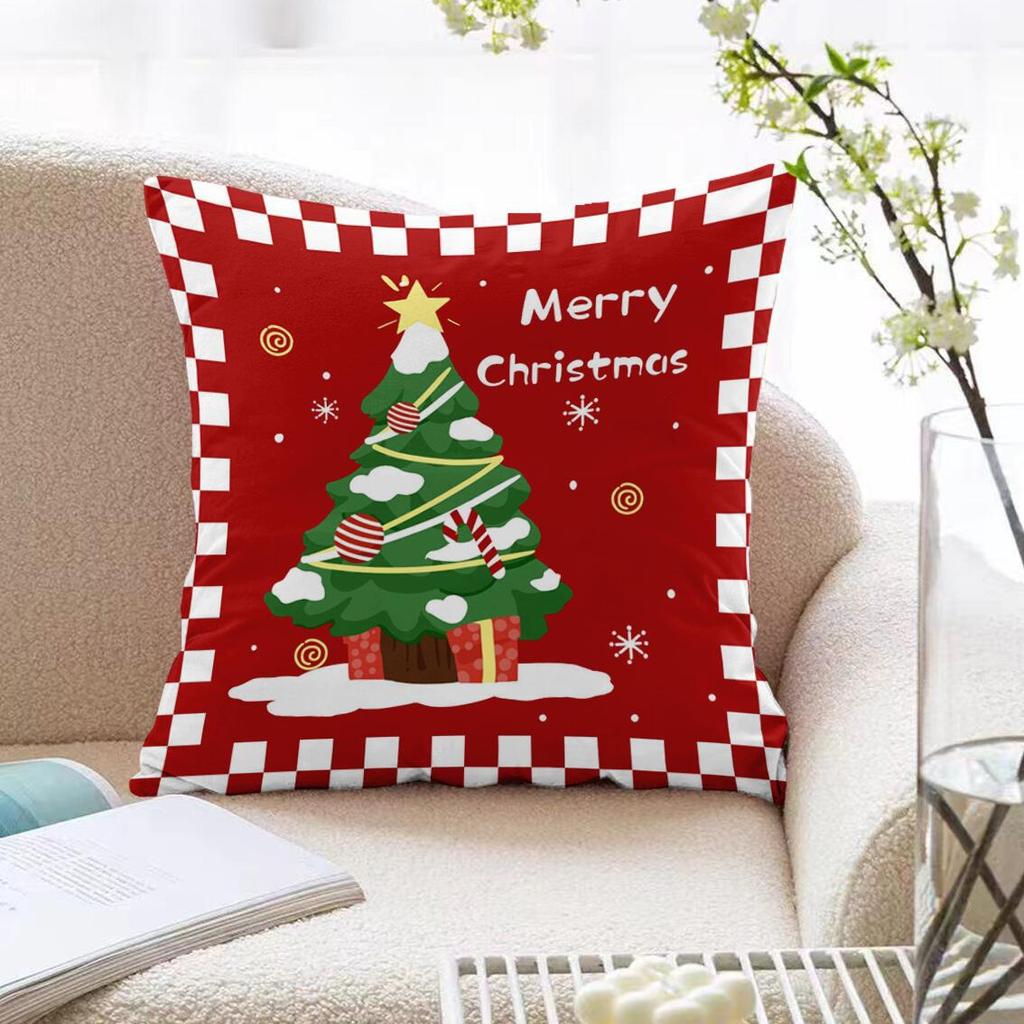 Christmas Pillow Red Festive Pillow Bedroom Living Room Sofa Cushion Cushion Christmas Decoration Best Friend Christmas Gift