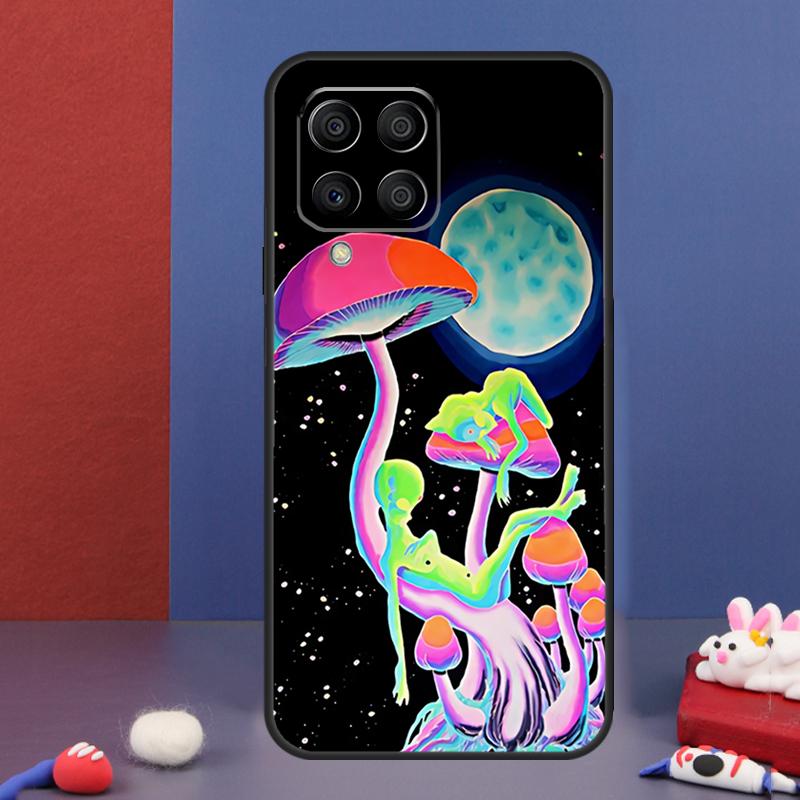 Mushroom Moon Shroom Farmer Case For Samsung Galaxy M32 M52 M12 M16 M14 M54 M13 M33 M53 M56 M36 M31 M11 M35 M55 M15 M06
