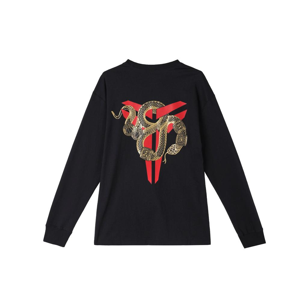 Nike Year Of The Mamba Casual Fashion Versatile Long Sleeve T-Shirt Men Tops Black IB0242-010