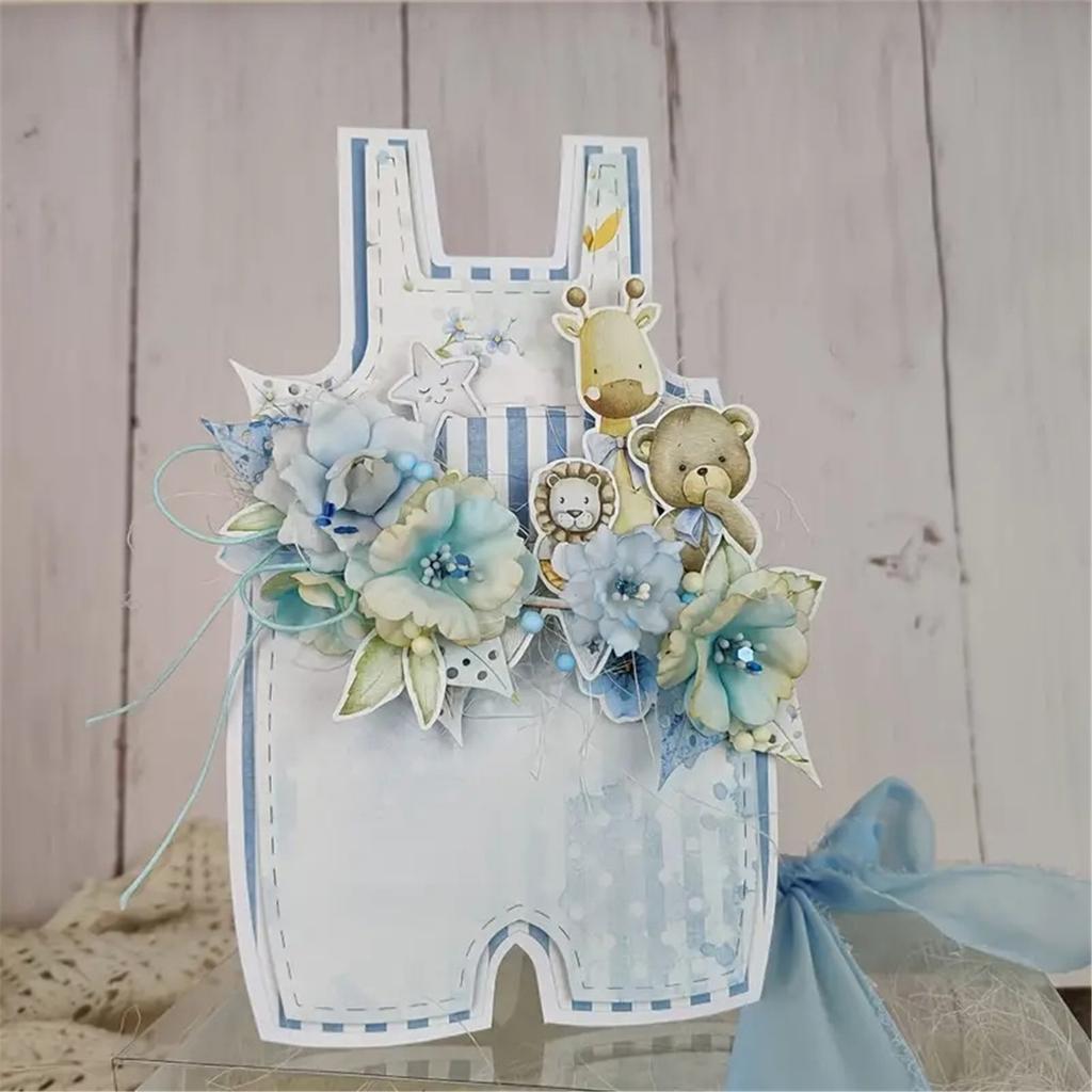 Infant Clothes Cutting Dies Carbon Steel Die Cut for Card Making Scrapbooking Album Packaging Paper Craft Embellishment