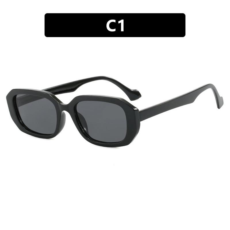 

Vintage Classic Trend Square Sunglasses Women Men Retro Fashion Colorful Sun Glasses Driving Fishing Camping Shade Glasses C1