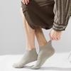 Men's Summer Simple and Versatile Anti Pilling Solid Color Ear Guard Boat Socks