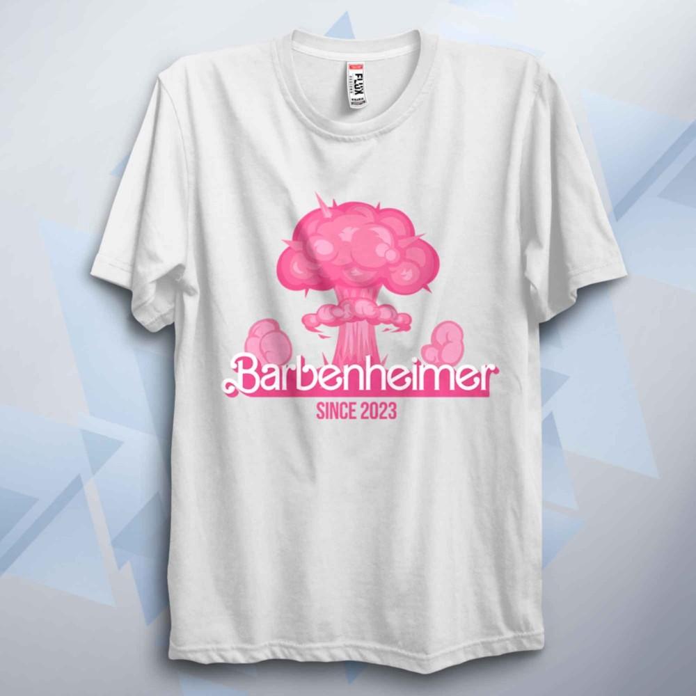 

Barbennheimer T Shirt – Funny Movie Mashup Unisex Tee for Men Women XL