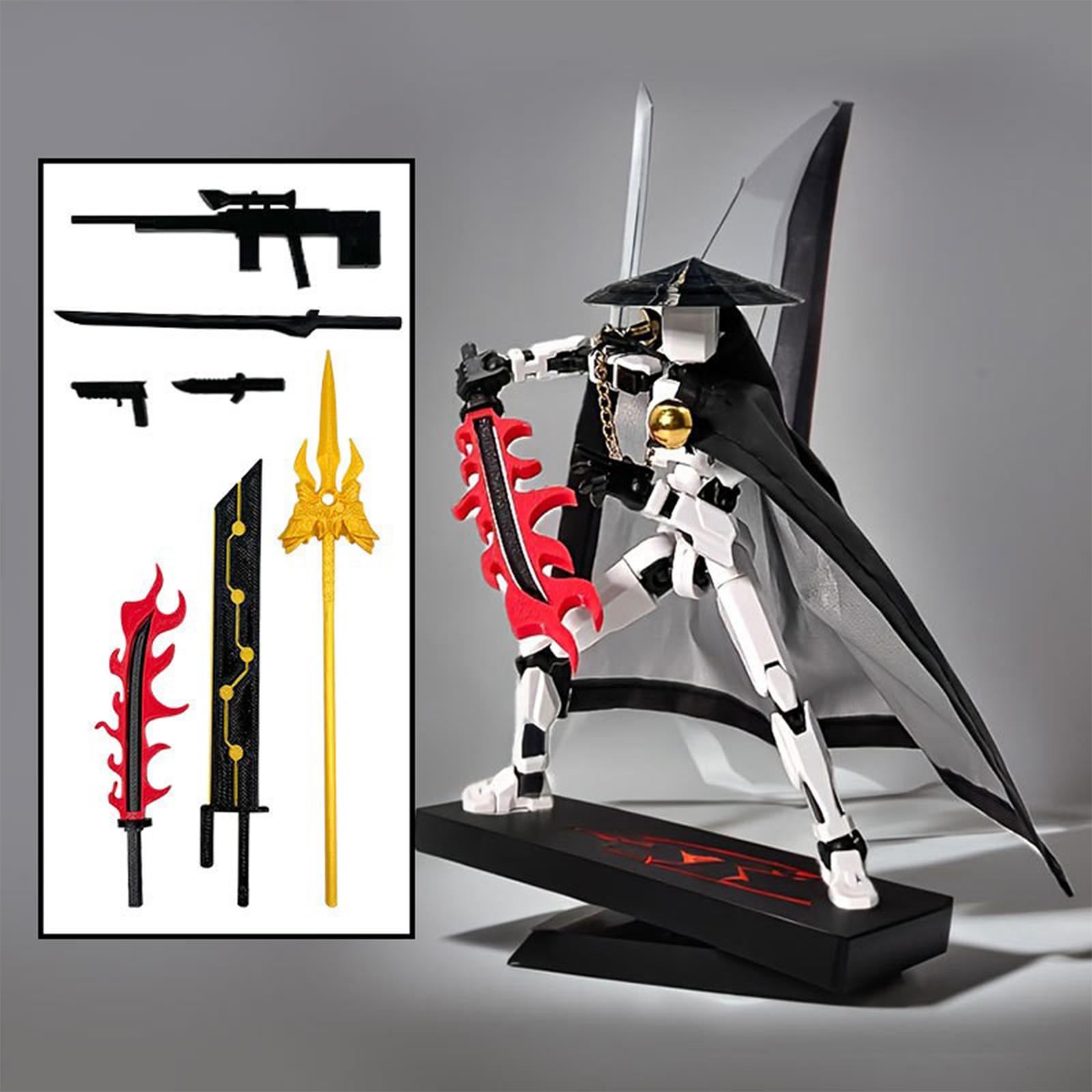 

Мобильный набор кукол, 3D-робот-титан, подвижная кукла, подходит для коллекционеров, украшение для рабочего стола One Size белый