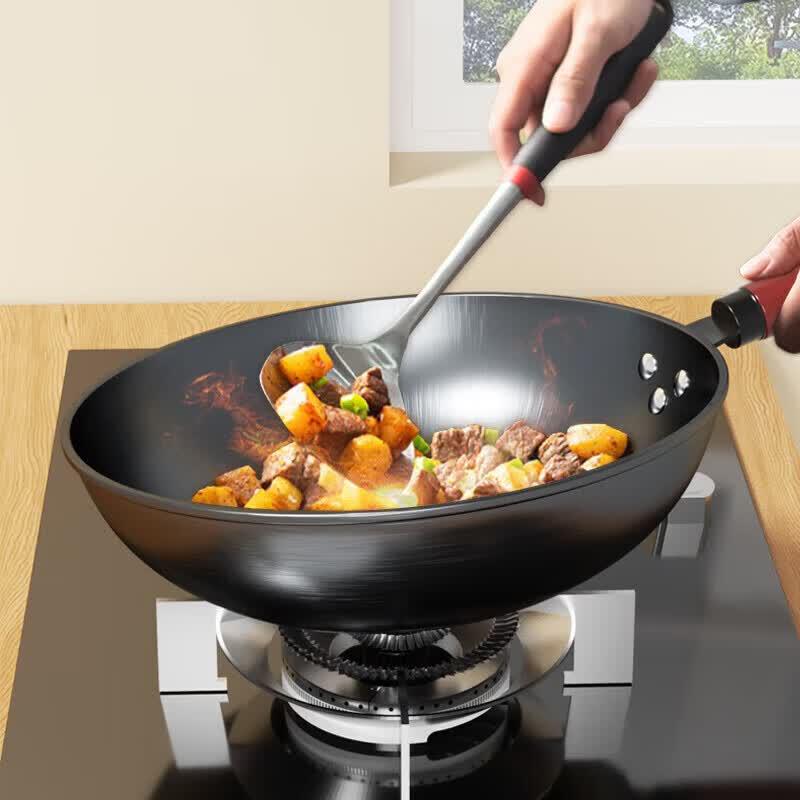 MeiLing Classic Rust-Resistant Fine Iron Wok