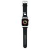 Pasek Do Apple Watch 38mm Karl Lagerfeld 3D Rubber Czarne