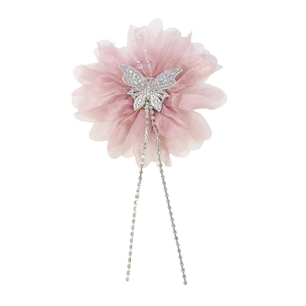 Crystal Flower Artistic Applique for Hair Clip Clothes Hat Sewing Brooch DIY Scarf Wedding Dress Decors Accessories