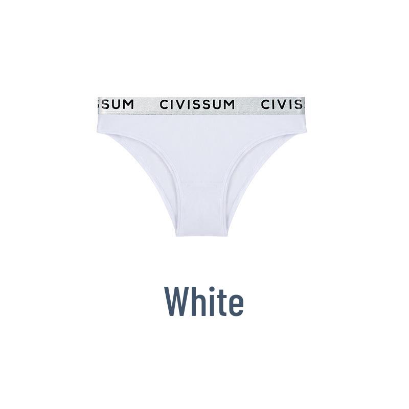 Low-Rise Sexy Exposed Waistband Pure Cotton Panties - Women's Comfortable Briefs