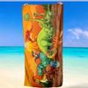 Cute Dinosaur Beach Towel Unisex Adult Kids for Pool Beach Diving Surfing Camping Summer Essential Gift Multiple Sizes