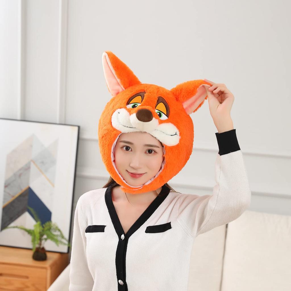Edostree Fox Headgear Variety Fox Cosplay Funny Animal Headgear for Photo Cosplay Christmas Goods, Hat, Shoots, Parties, Accessories, Gifts,