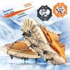 Outdoor 8-zahnige Edelstahl Anti-Rutsch Steigeisen Schuhüberzug, Schneebergsteigen Schlamm Anti-Rutsch und Anti-Drop Schuhstollen Kette Schuhüberzug