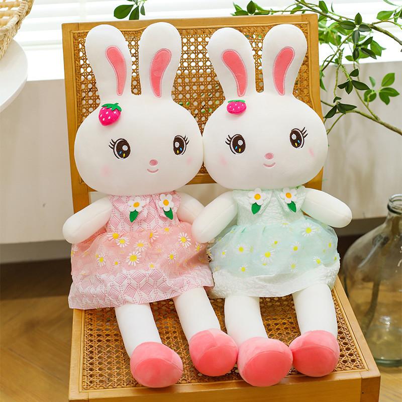 Cute Bunny Plush Toy With Sleep Support For Girls And Kids