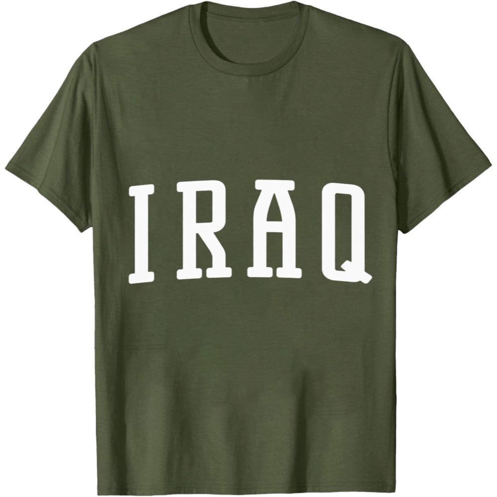 Iraq Shirt Iraq TShirt Iraqi Tee Shirt Unisex Clothes Short Sleeve Oneck Graphic Print Summer Tops Trending Fashion Streetwear