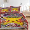 Pikachu Adventure Quest Print 3Pcs Bedding Setduvet Cover With 2 Bedropillowcase Home Birthday Gift