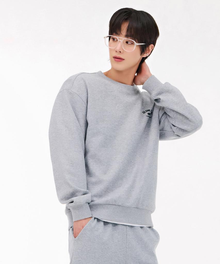 CHASECULT Unisex Essential Modern Logo Sweatshirt - Grey