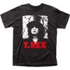 T-Rex Slider Herren T-Shirt Musik Klassisches Konzert Rock N Roll Band Tee Neu Schwarz
