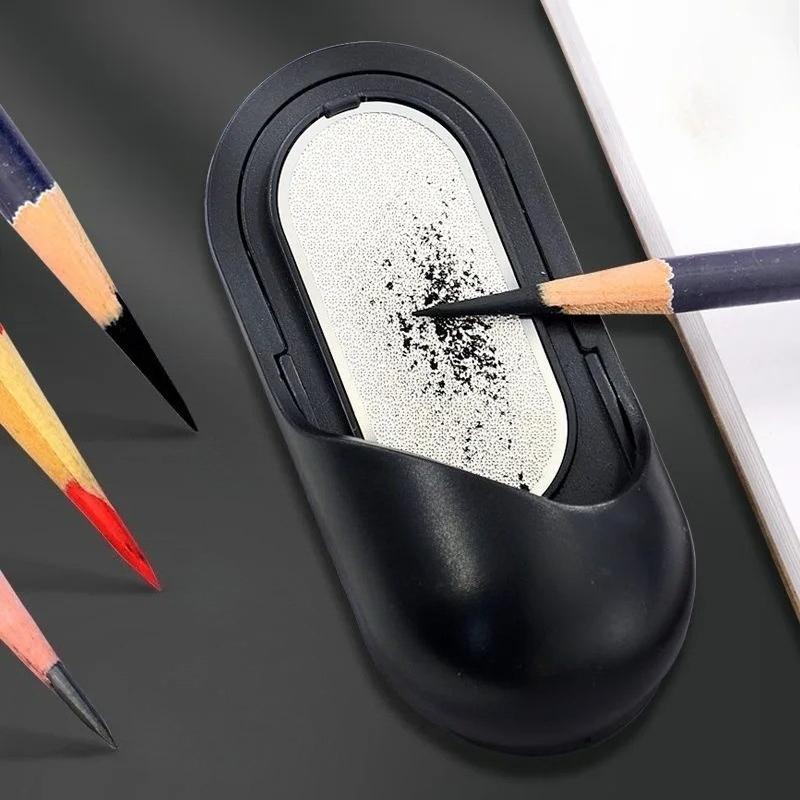 1pc Professional Sketch Board with Pencil Sharpener, Drawing Clip for Charcoal Pencils, Multi-Function Art Design Tool