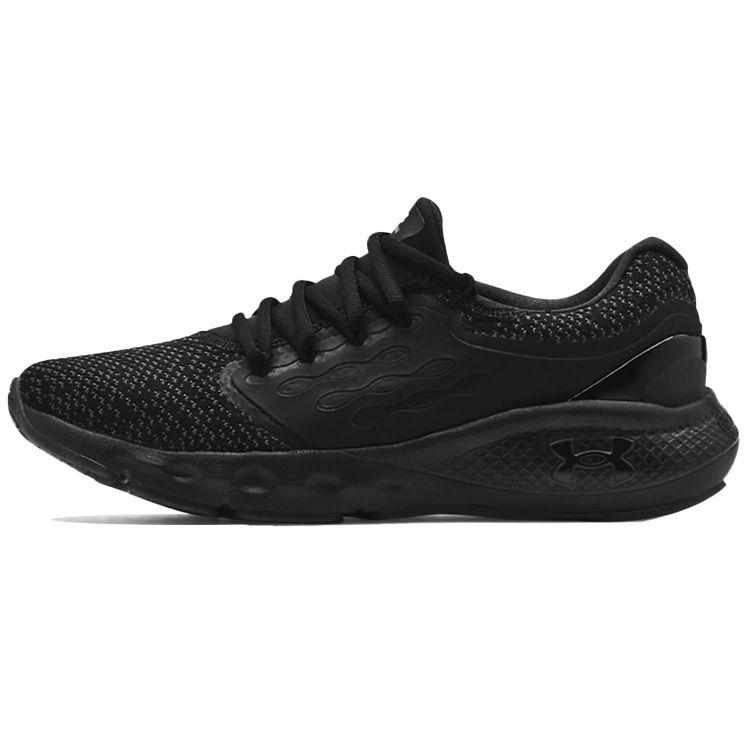 Under Armour Charged Vantage Knit Lightweight Comfortable Fabric Synthetic Leather Low Top Training Running Shoes Women sneaker Black 3024700-001