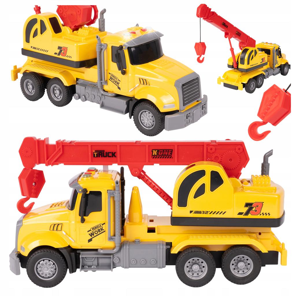 [PACZB] Truck with Crane and Hook LED Sound Z3060