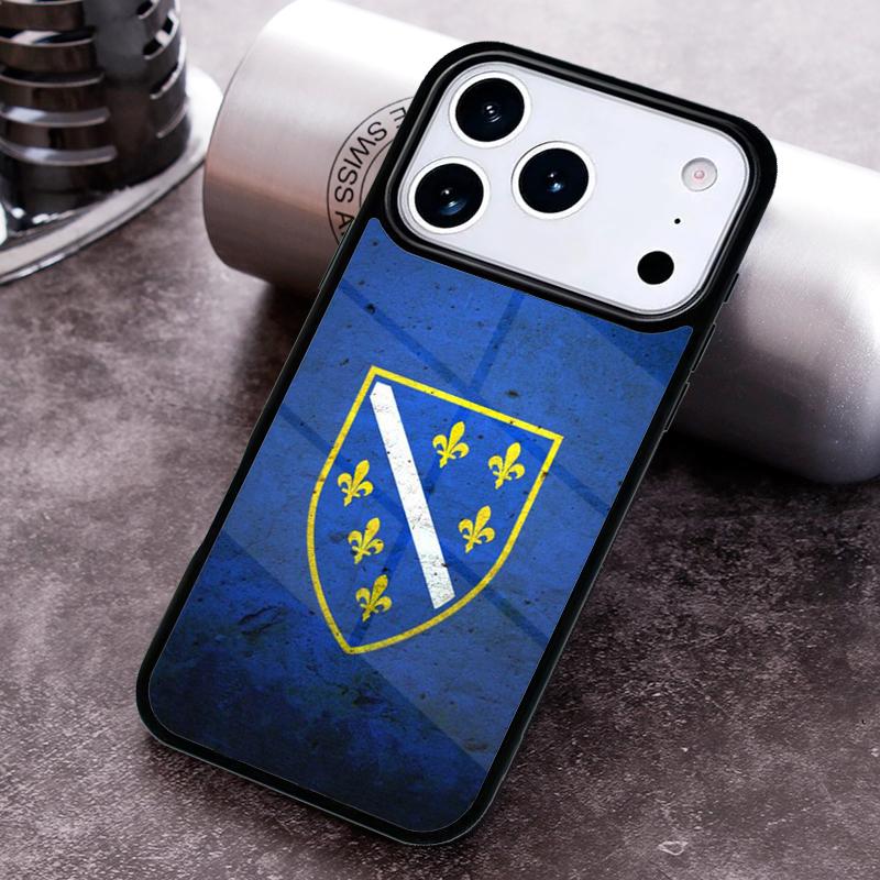 Bosnien und Herzegowina Herz weiche Handyhülle für iPhone 17 16 15 14 13 12 11 Pro Max Plus 17Air Weiche Silikonhülle